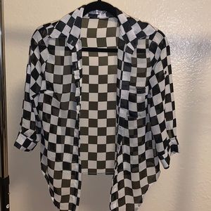 Cleo button up sheer top